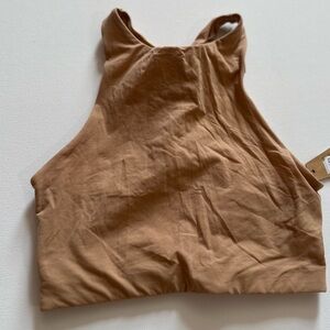 SKIMS Tan Crop Top